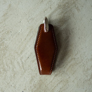 【再販なし・数量限定】最高級コードバン ダイヤモンドシェイプキーケース - DROPS TOKYO - S - シルバー -