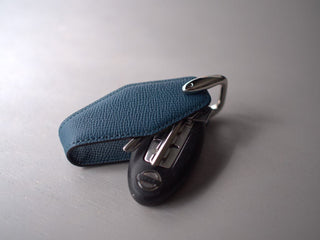 ダイヤモンドシェイプキーケース フレンチカーフ エプソン ブルーレギオン - DROPS TOKYO - S -