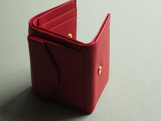Compact Wallet French Chevre Ripstick - DROPS TOKYO
