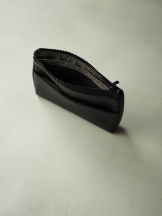 【新色】撥水レザーティッシュポーチ｜ブラック - DROPS TOKYO -  - 