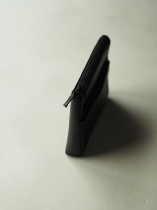 【新色】撥水レザーティッシュポーチ｜ブラック - DROPS TOKYO -  - 