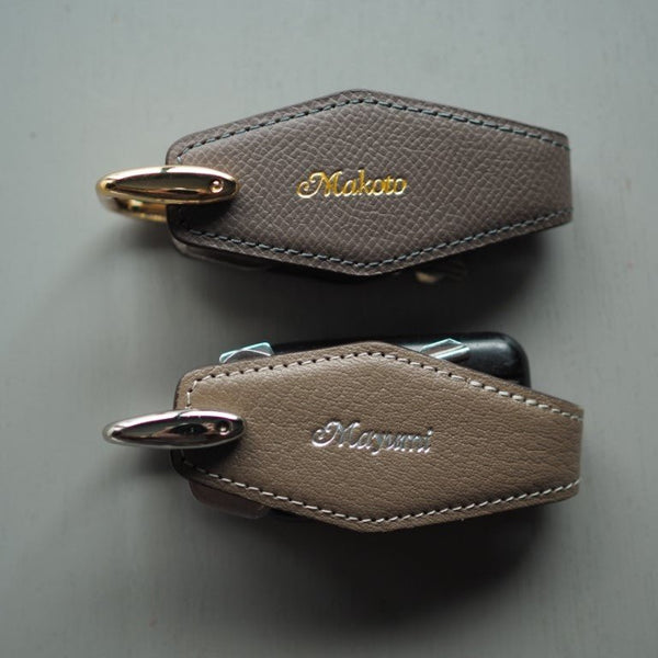 ダイヤモンドシェイプキーケース エプソン ライムイエロー×ノワール DROPS TOKYO