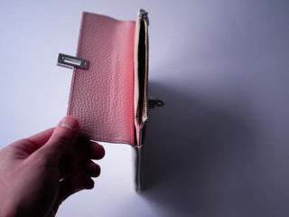 ターンロックフラップロングウォレット - DROPS TOKYO -  - 【春限定】ホワイト×サクラ - 