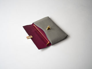 Turnlock flap long wallet