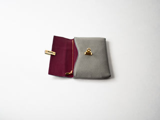 Turnlock flap long wallet