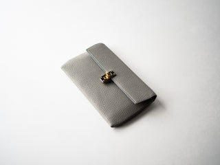 Turnlock flap long wallet