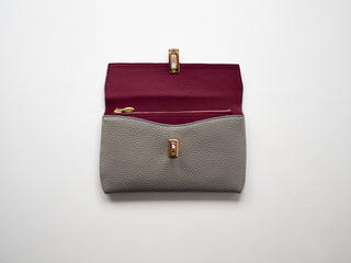 Turnlock flap long wallet