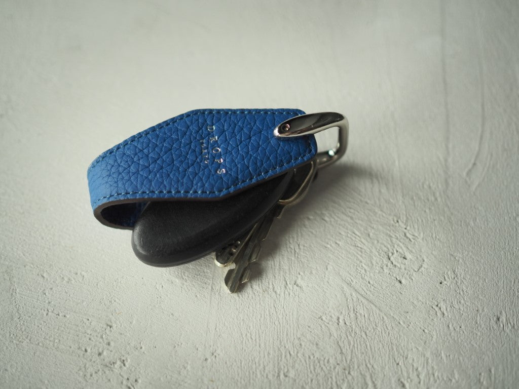 Diamond Shape Key Case Taurillon Maurice Blue France – DROPS TOKYO