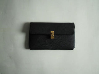 ターンロックフラップロングウォレット - DROPS TOKYO -  - ブラック - 