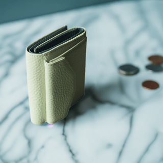 Compact 3 fold Wallet カラーカスタマイズ - DROPS TOKYO - ネイビー - ネイビー - 