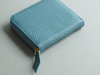 Square Around fastener wallet　ソーダ